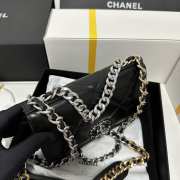 Chanel 19 Wallet On Chain in Black AP0957 - 3