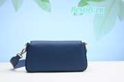 Fendi Baguette Bag in Blue 26CM - 4