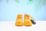 Nike Air Force 1 Low OFF-WHITE University Gold Metallic Silver DD1876- - 3