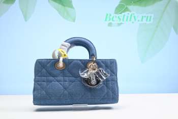 Dior Lady D-Joy Blue Bag 26CM 01