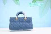 Dior Lady D-Joy Blue Bag 26CM 01 - 6