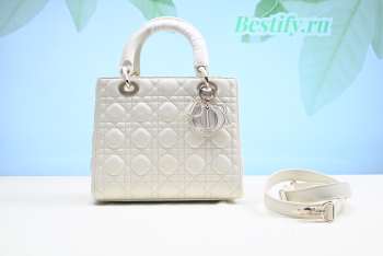 Dior Lady Bag 24cm in White