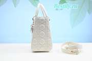 Dior Lady Bag 24cm in White - 6