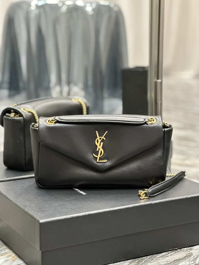 YSL Calypso Shoulder Bag in Black 26CM - 1