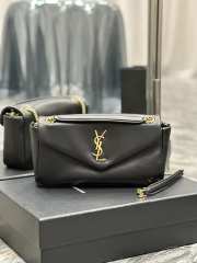 YSL Calypso Shoulder Bag in Black 26CM - 1