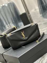 YSL Calypso Shoulder Bag in Black 26CM - 6