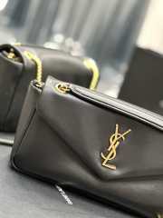 YSL Calypso Shoulder Bag in Black 26CM - 4