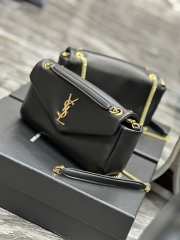 YSL Calypso Shoulder Bag in Black 26CM - 3