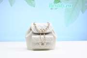 Chanel Small Duma Backpack White 18CM - 1