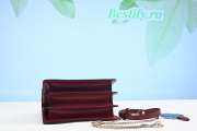 Bvlgari Serpenti Forever Leather Crossbody Red Bag 20CM - 6