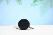 Chanel Round Chain Bag 15CM-Black - 2