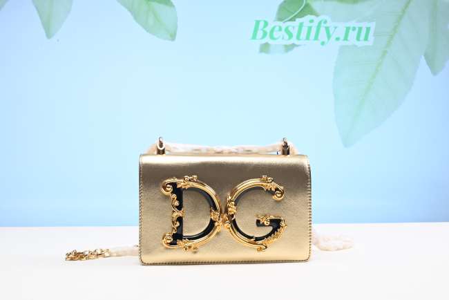 Dolce & Gabbana DG Girls Chain Crossbody Leo Bag - 1