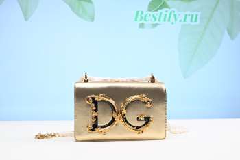 Dolce & Gabbana DG Girls Chain Crossbody Leo Bag