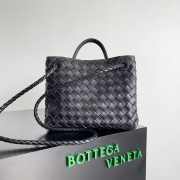 Bottega Veneta Small Andiamo Bag Black 25CM - 4