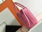 Prada Galleria Saffiano Leather Bag Pink 33CM - 5