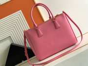 Prada Galleria Saffiano Leather Bag Pink 33CM - 4