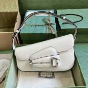 Gucci Horsebit 1955 Shoulder Bag White - 1