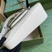 Gucci Horsebit 1955 Shoulder Bag White - 3