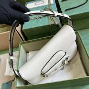 Gucci Horsebit 1955 Shoulder Bag White - 6