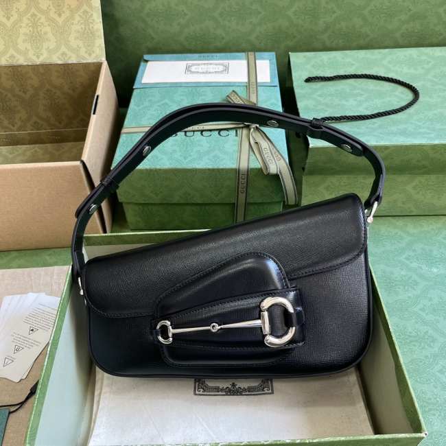 Gucci Horsebit 1955 Shoulder Bag Black - 1