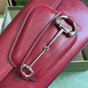 Gucci Horsebit 1955 Shoulder Bag Wine-Red - 5