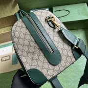 Gucci GG Canvas Duffle Bag 44CM Green - 3