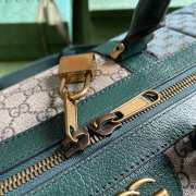 Gucci GG Canvas Duffle Bag 44CM Green - 2