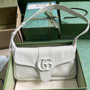 Gucci Aphrodite Small Shoulder Bag 27CM White - 1