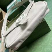 Gucci Aphrodite Small Shoulder Bag 27CM White - 5