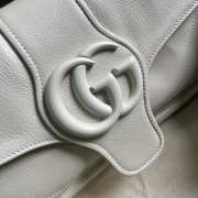 Gucci Aphrodite Small Shoulder Bag 27CM White - 2