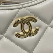 Chanel Shopping Tote Bag in White 33CM - 2