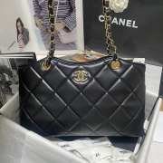 Chanel Shopping Tote Bag in Black 33CM - 3