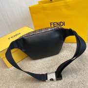 Fendi Vitello Century Bi-Color FF 1974 Embossed Belt Bag - 4