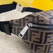 Fendi Vitello Century Bi-Color FF 1974 Embossed Belt Bag - 2