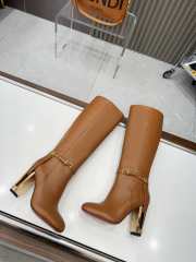 Fendi Delfina Boots in Brown - 3