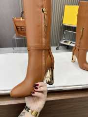 Fendi Delfina Boots in Brown - 6