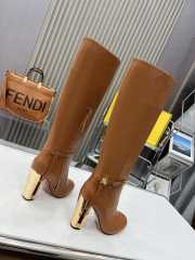 Fendi Delfina Boots in Brown - 5