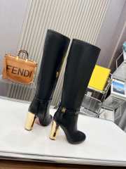 Fendi Delfina Boots in Black - 5