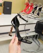 YSL High Heel Sandals in Patent Leather - 2