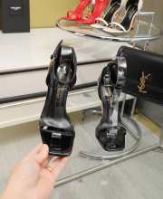 YSL High Heel Sandals in Patent Leather - 4