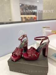 YSL Leather Sandals  - 5