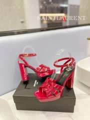 YSL Leather Sandals  - 4