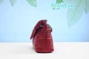 YSL Loulou Puffer Handbag 29cm Red - 5