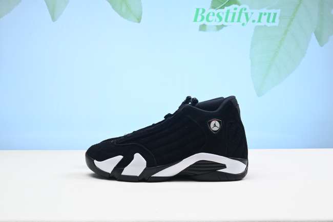 Air Jordan 14 Retro Black White 487471-016 - 1