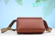 Burberry Leather and Vintage Check Note Crossbody Bag 25CM 001 - 6