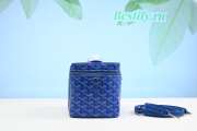 Goyard White Muse Vanity Bag Sky Blue 20CM - 2