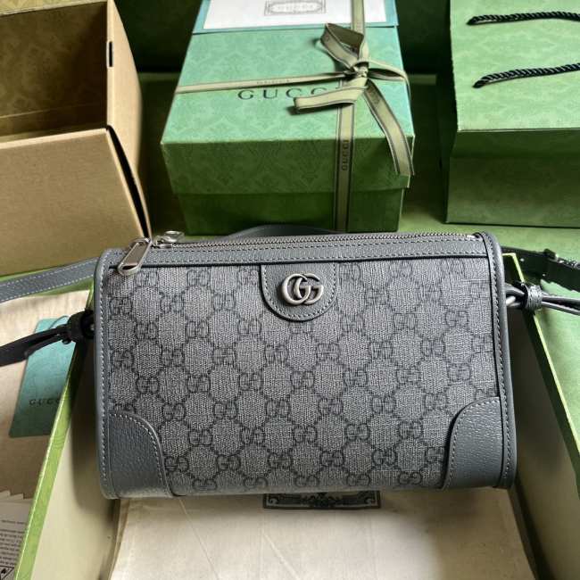 Gucci Ophidia GG messenger bag in grey 24CM - 1