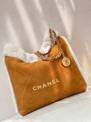 Chanel 22 Handbag Brown 37CM - 4