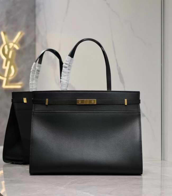 YSL Manhattan Tote Bag in Black 40CM - 1