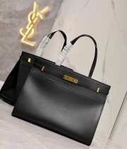 YSL Manhattan Tote Bag in Black 40CM - 5